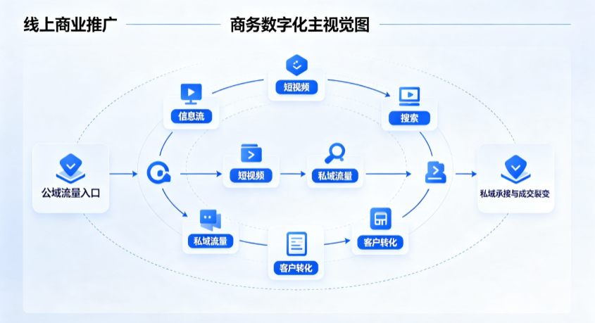 靖边县线上商业推广怎么做？全域流量闭环搭建与低成本转化实战指南